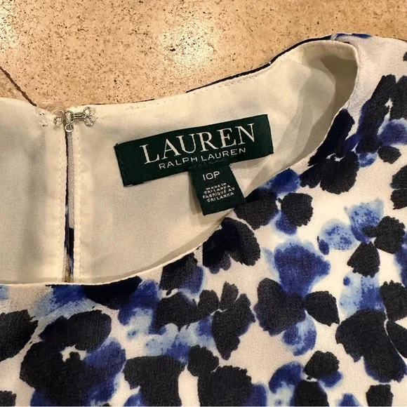 Ralph Lauren Women's Petite Tiered-Ruffle Floral Dress - Picture 6 of 9